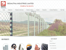 Tablet Screenshot of bedmutha.com